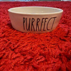Rae Dunn PURRFECT Cat Bowl New